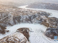 黄河老牛湾雪景