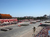 那一刻，我们光荣接受检阅