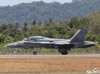 马来西亚战机在兰卡威航展上撞鸟迫降