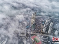 航拍江西武宁云雾美景仿佛置身“天宫”