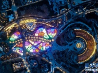 北京世园会园区夜景