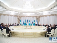 哈萨克斯坦总统访问乌兹别克斯坦 双方表示将加强两国战略伙伴关系