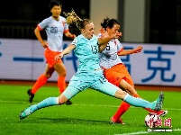 2019女足四国赛：中国队4：1战胜俄罗斯