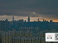 今晨，武汉“乌云压城”如科幻大片