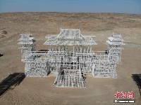 航拍甘肃敦煌雅丹地貌 “西海舰队” 景观如万舰出海