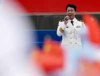 庆祝人民海军成立70周年多国海军活动联合军乐展示举行
