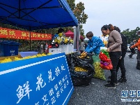 浙江湖州：志愿者倡导“清明”文明祭扫