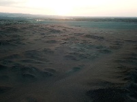 大漠落日映阳关