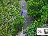 今晨，武汉“乌云压城”如科幻大片