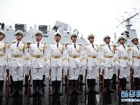 庆祝人民海军成立70周年海上阅兵活动举行