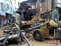 福建多地现强降雨 转移危险区域民众五千余人次