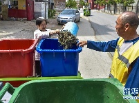 河北文安：垃圾不落地 村庄洁净美