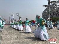 亚洲文明巡游表演在北京举行