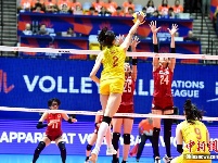 FIVB世界女排联赛香港站：中国队3-0轻取日本队