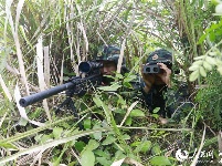 武警官兵恩施深山丛林练兵 锻造神枪手