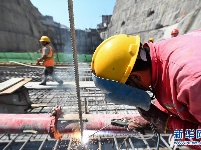 鄂企参建的乌东德水电站建设如火如荼