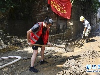 湖南祁阳：洪水过后恢复忙