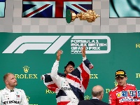 F1英国大奖赛：汉密尔顿夺魁