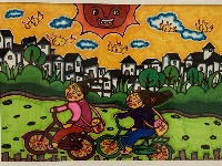 “放飞梦想”湖北少儿画展在省图开展 少年作品让人赞叹