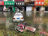 长春持续降雨 双阳河堤决口
