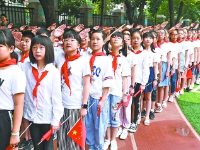武汉90万中小学生开学第一课  争做军运最佳文明主场人