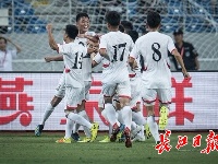 林良铭补时绝平！中国国奥热身赛1-1朝鲜