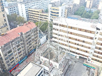 湖北省内最高电力微波铁塔被拆除