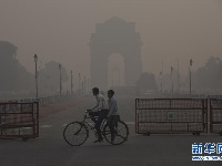印度：雾霾中的新德里