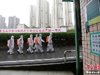 高考在即！消防员深入武汉考点开展全面消杀