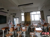 高考在即！消防员深入武汉考点开展全面消杀