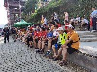 宣恩水运会开幕 贡水河里龙舟竞速