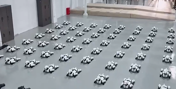 中国机器狗出国当安保