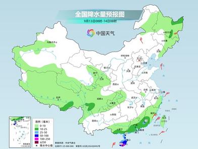 海南岛等地风雨持续、华西地区阴雨频繁 警惕降雨引发次生灾害