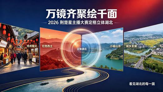 万镜齐聚绘千面 2026荆楚星主播大赛定格立体湖北