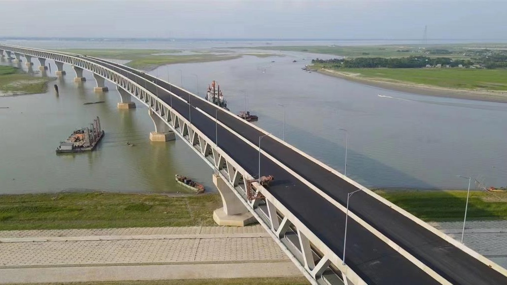 孟加拉国帕德玛大桥建成通车